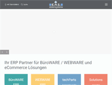 Tablet Screenshot of ems-datensysteme.com